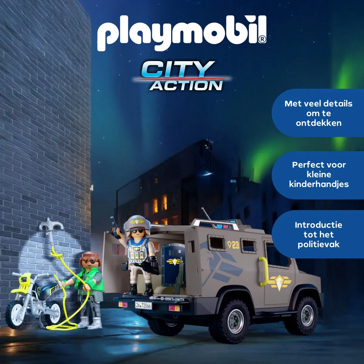 Playmobil City Action SWAT-voertuig 72066 - Multicolor