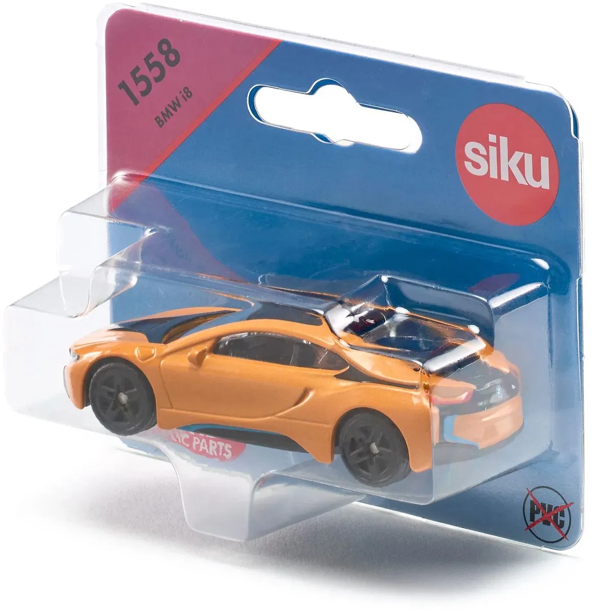 SIKU 1558 BMW i8 Auto - Oranje - afbeelding 6 van 6