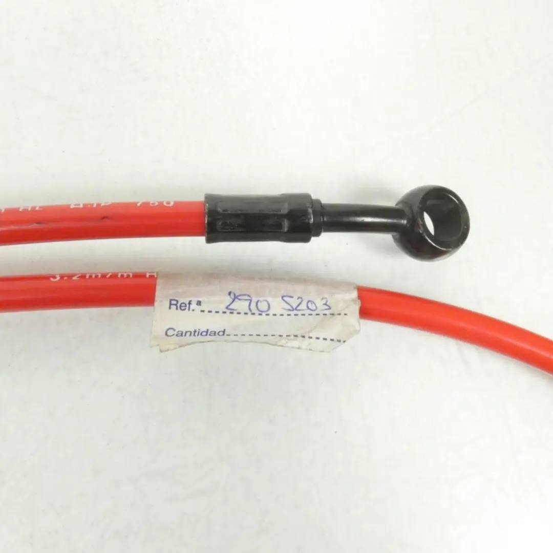Durite frein AV aviation pour moto Rieju 50 SMX Pro 2003-07 0/000.290.5203 Rouge