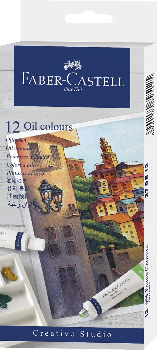 Faber-Castell Olieverf 12 Tubes 9ml