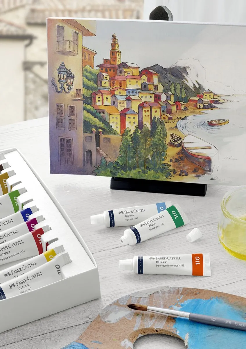 Faber-Castell Olieverf 12 Tubes 9ml - Assorti