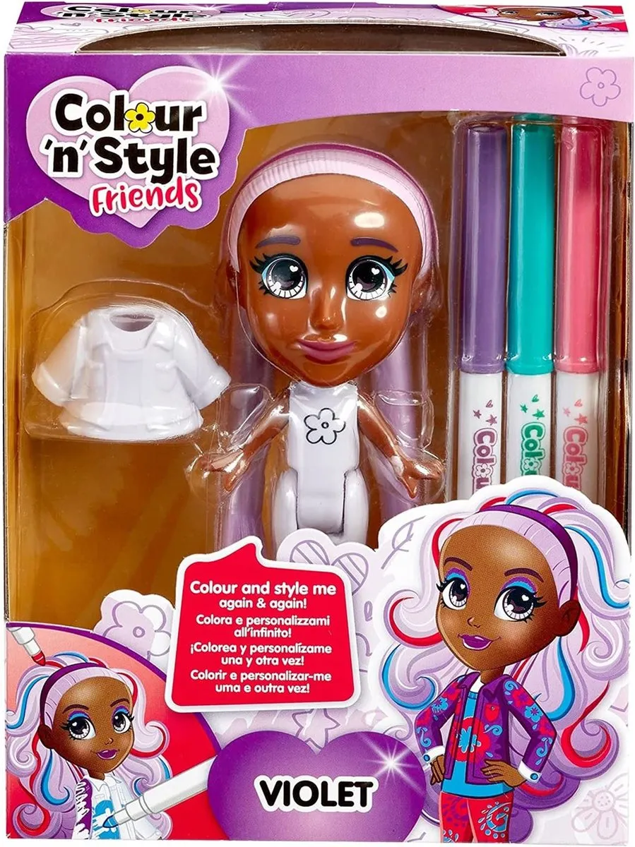 Crayola Colour'n'Style Friend Violet Hobbypakket