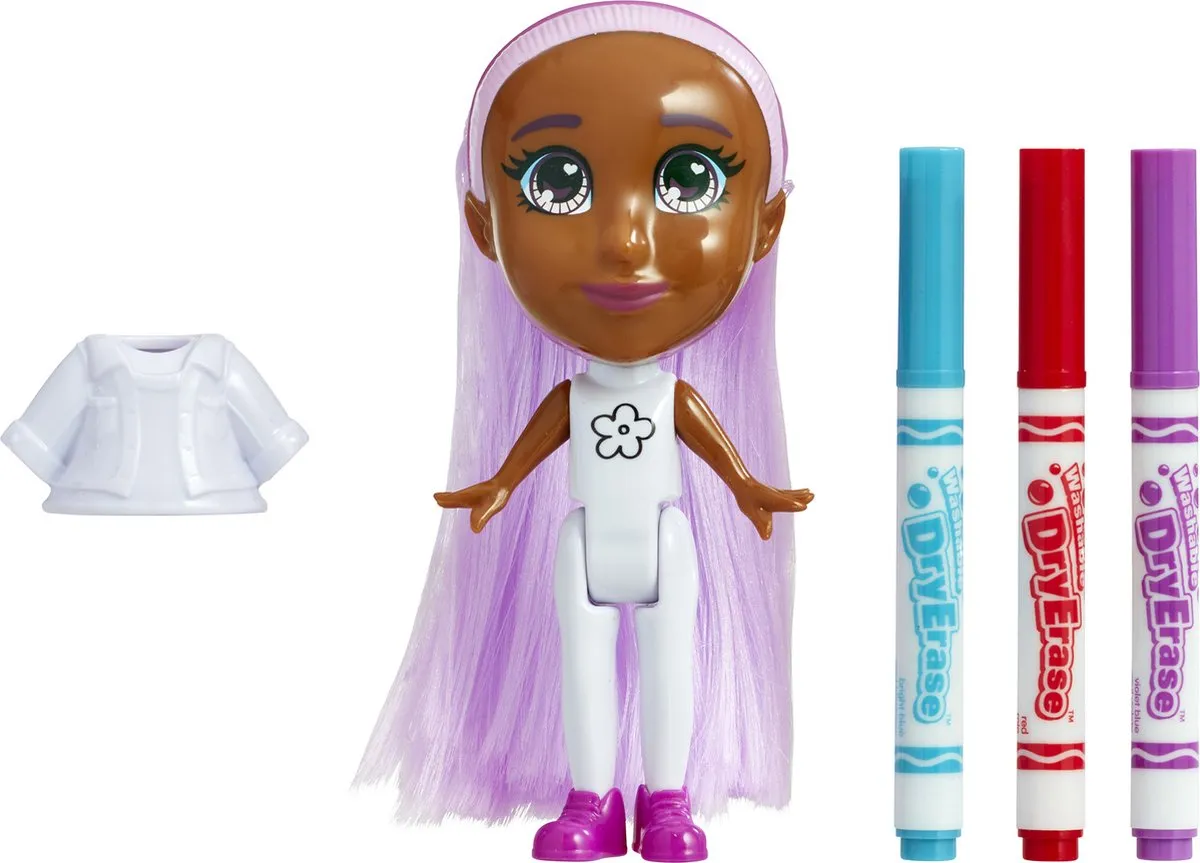 Crayola Colour'n'Style Friend Violet Hobbypakket - 5 Stuks
