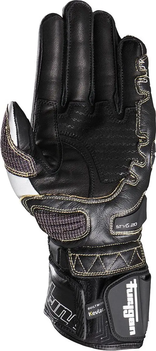 Furygan Styg20 X Kevlar Handschoenen - Maat L - Zwart/Wit