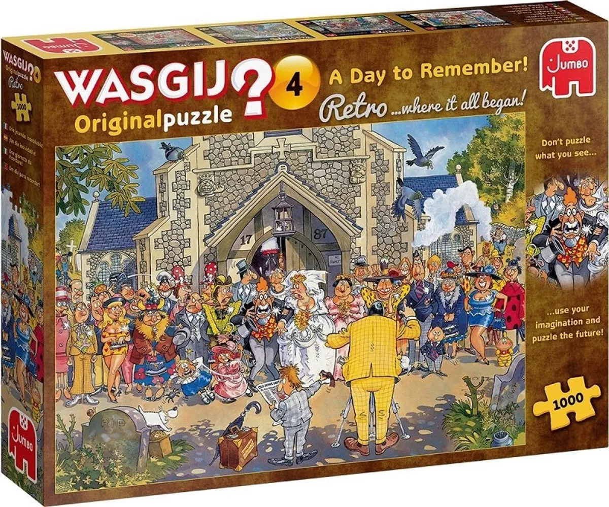 Jumbo Wasgij Retro Original Puzzel 1000 Stuks