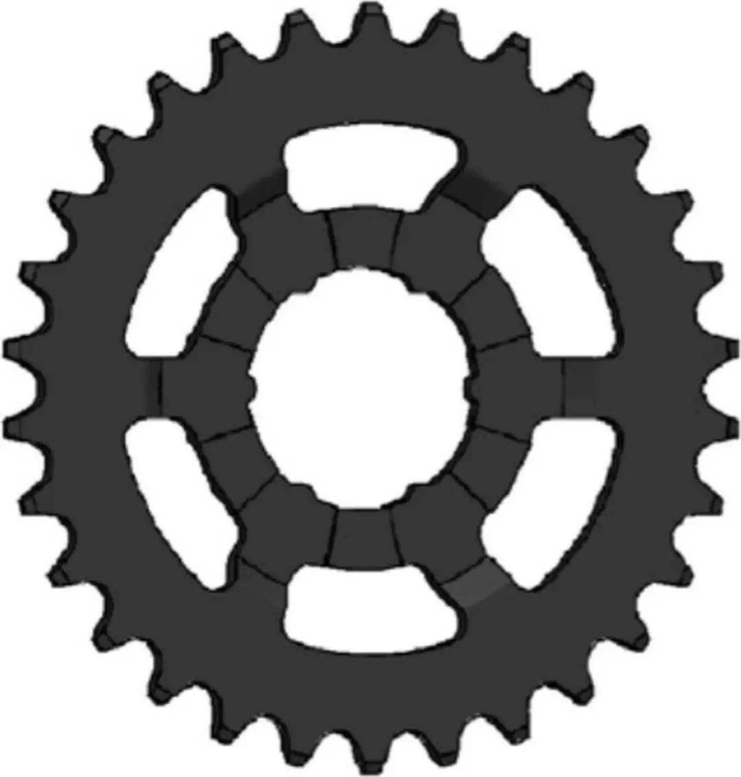 Shimano Tandwiel 1/2 x 3/32 26T Nexus 5E zwart