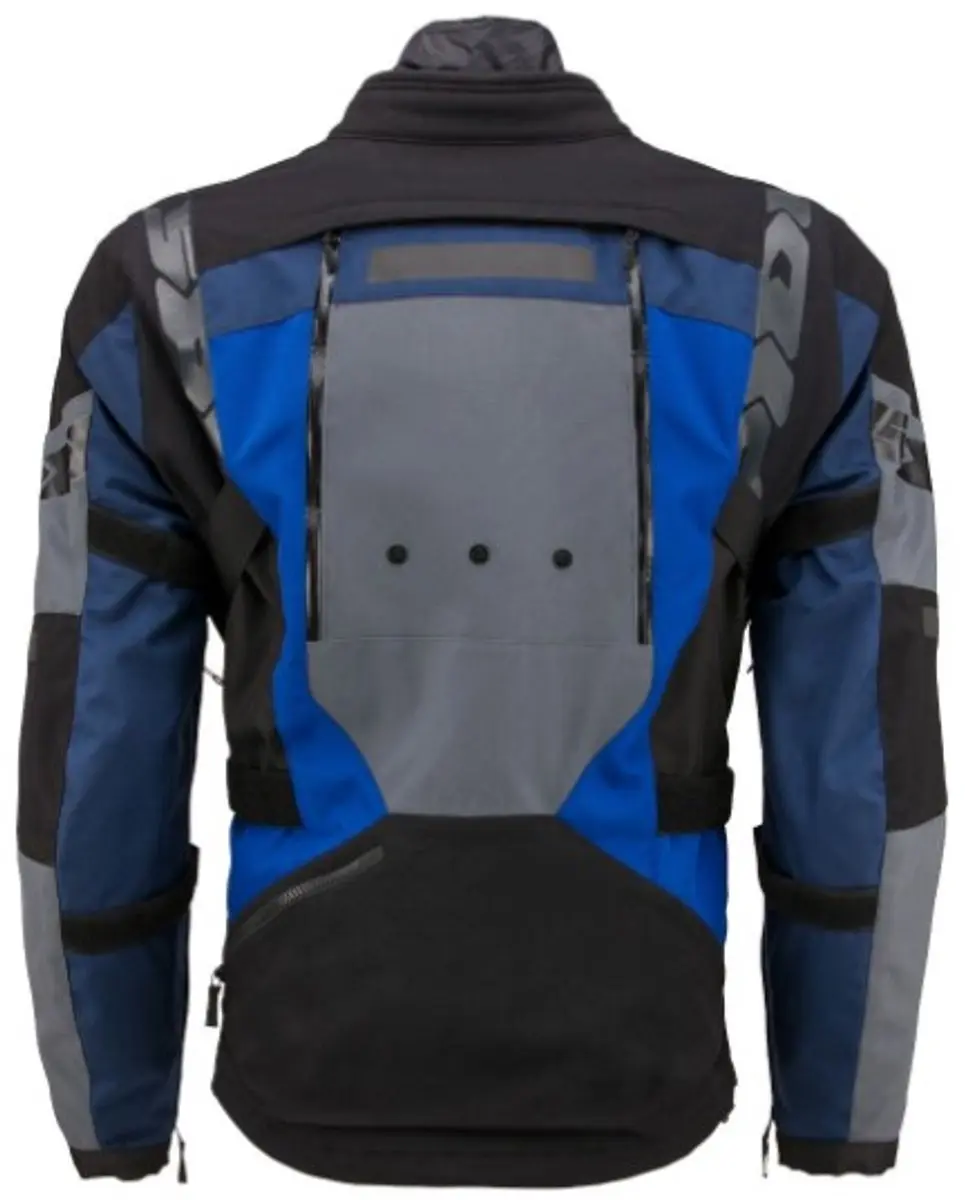 Spidi 4Season Evo Jas - M - Zwart/Blauw/Grijs