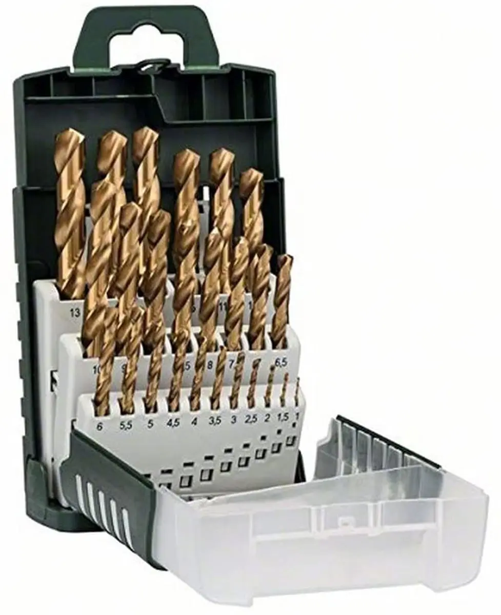 Bosc HSS-TiN-Metaalboren Set 25-delig