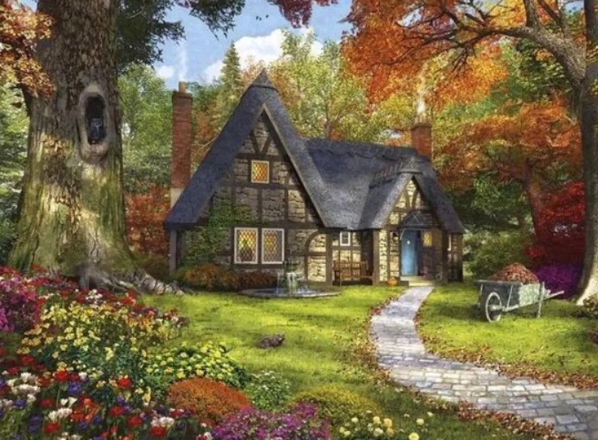 Jumbo Premium Collection The Autumn Cottage Legpuzzel 950 Stuks