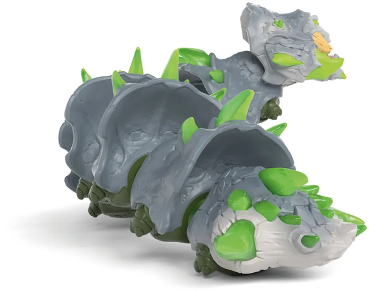 Schleich Eldrador Creatures Steenworm 70853 - Grijs/groen - afbeelding 6 van 6