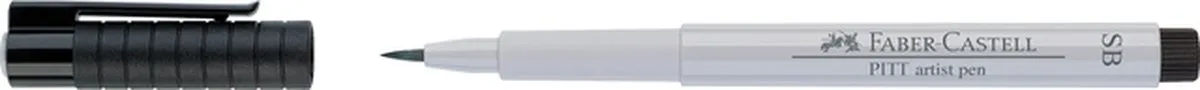 Faber-Castell Pitt Artist Pen Soft Brush 230 Koud Grijs