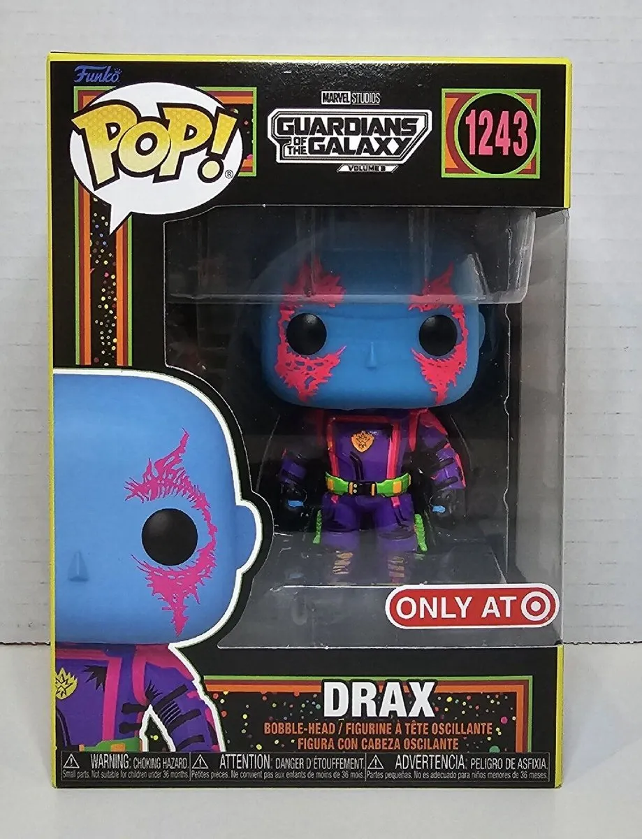Funko Pop! Marvel Drax Blacklight #1243 - Multi