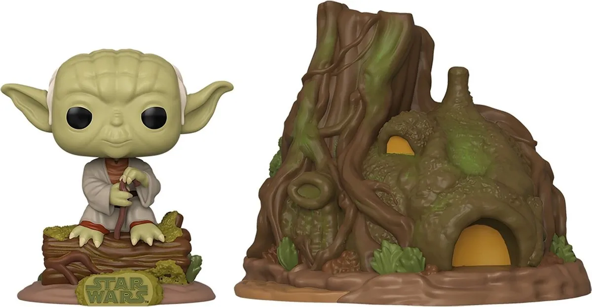 Funko Pop! Town Star Wars Dagobah Yoda met Hut - FUN46765