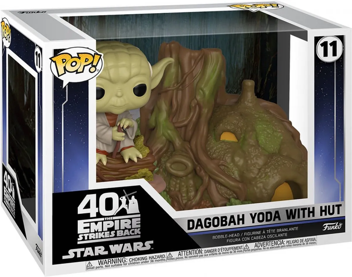 Funko Pop! Town Star Wars Dagobah Yoda met Hut - FUN46765