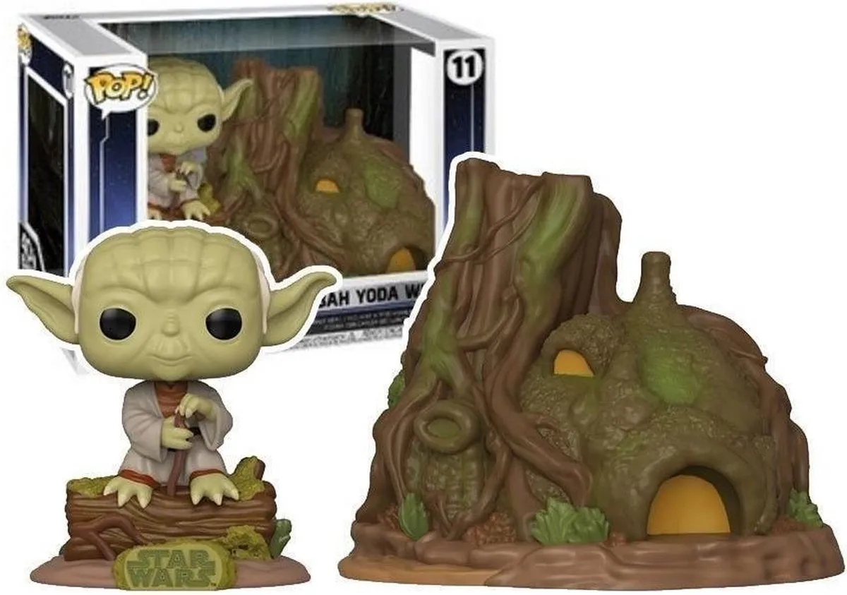 Funko Pop! Town Star Wars Dagobah Yoda met Hut - FUN46765