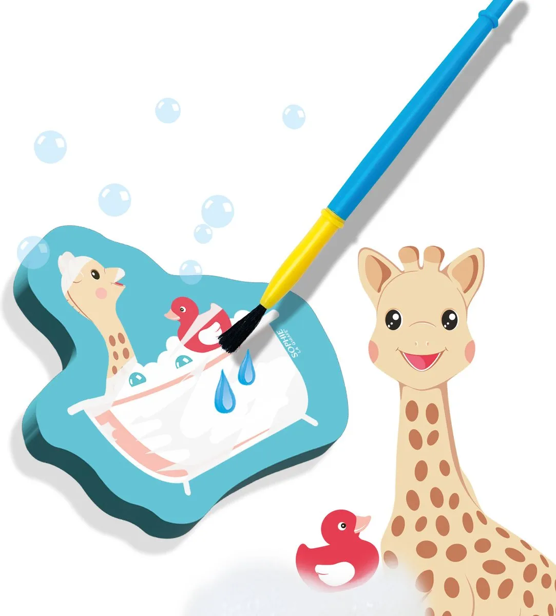 SES Creative Sophie la girafe Magische Figuren Badset - 7 Stuks