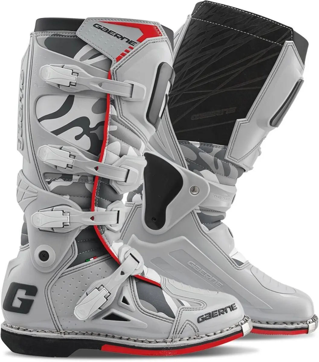 Gaerne Fastback Endurance Lichtgrijs Donkergrijs Crosslaarzen