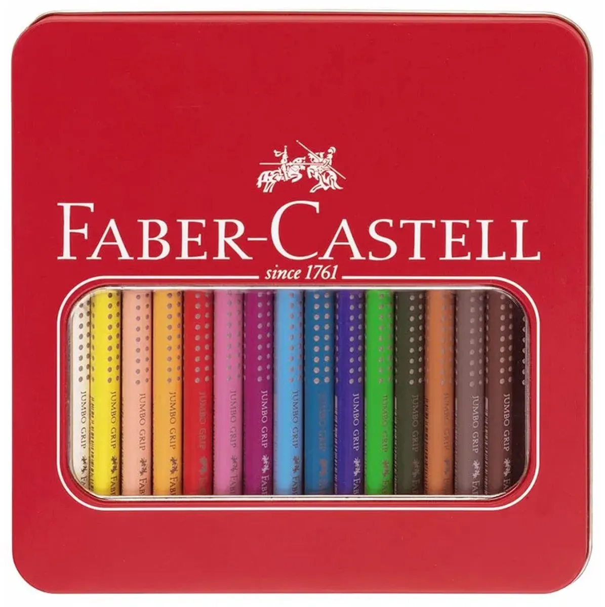 Faber-Castell Jumbo Grip Kleurpotloden 16 Stuks - Multicolor