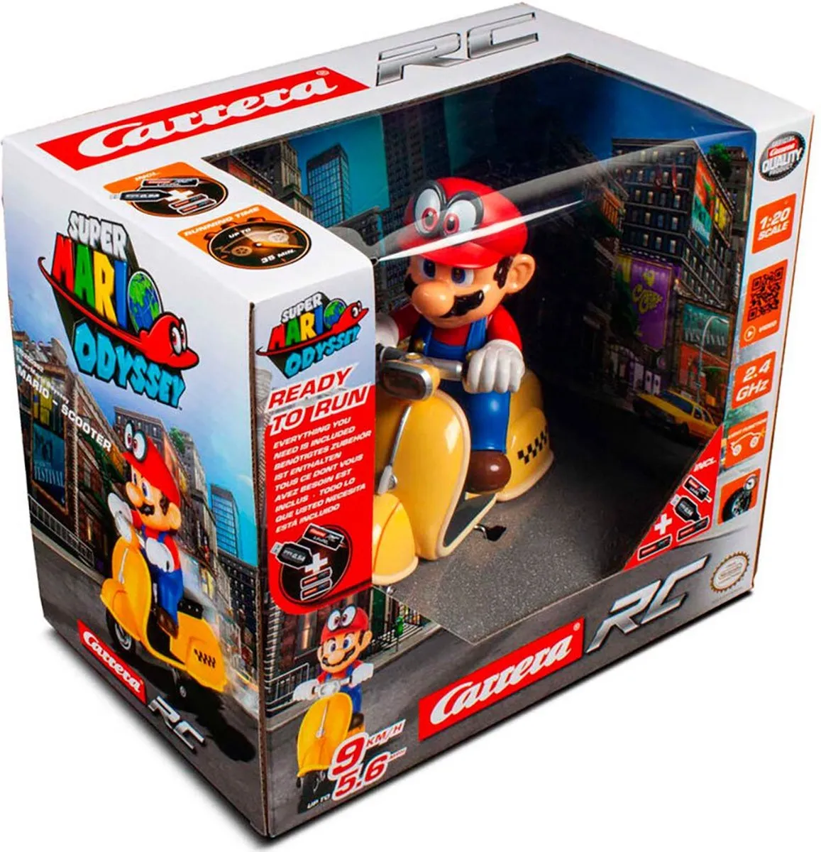 Carrera RC Super Mario Odyssey Scooter Mario 2,4GHz CAR370200992 - Multi