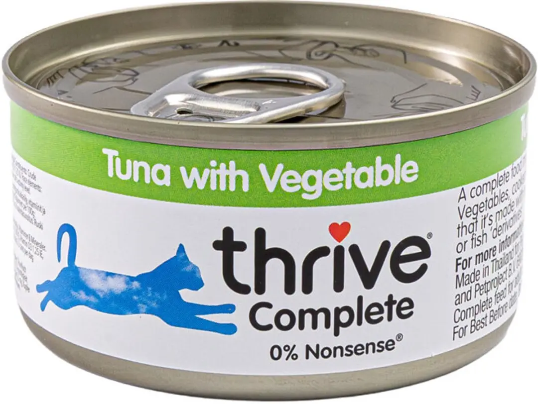 Thrive Complete Kattenvoer Tonijn met Groente - 12x75g