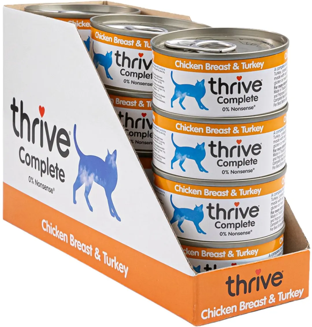 Thrive Complete Kattenvoer Tonijn met Groente - 12x75g