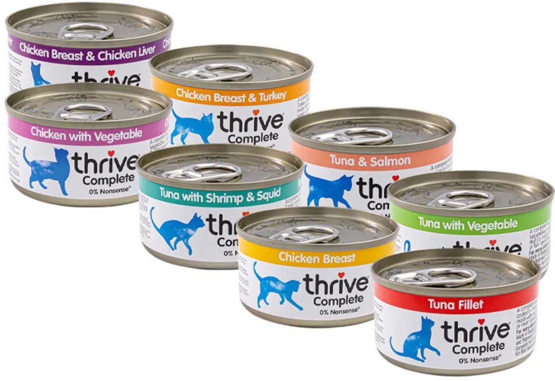 Thrive Complete Kattenvoer Tonijn met Groente - 12x75g
