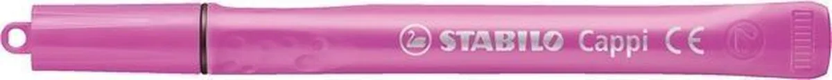 STABILO Cappi Viltstift 18 Kleuren - Etui met Dopringen