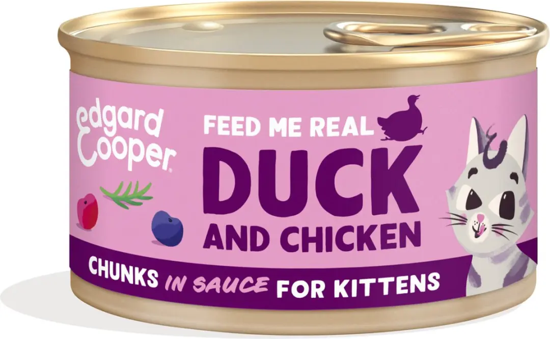 Edgard & Cooper Kitten Chunks Eend