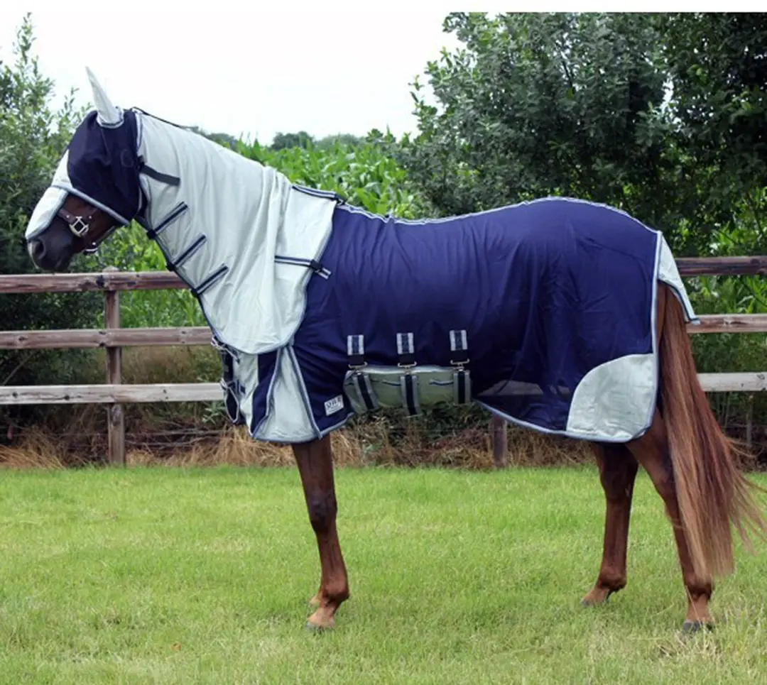 QHP Vliegendeken 90/125cm - Donkerblauw