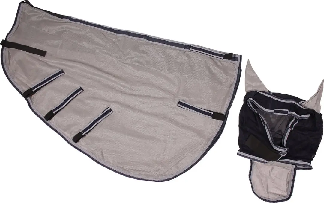 QHP Vliegendeken 90/125cm - Donkerblauw