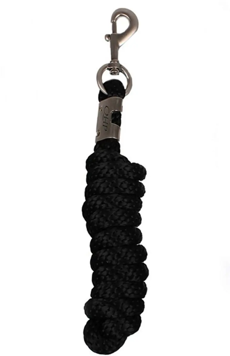 QHP Halstertouw Luxe 3 Meter Zwart