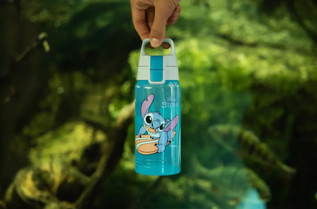 SIGG drinkfles kinderen Stitch Surfing 0,5l BPA-vrij waterfles.