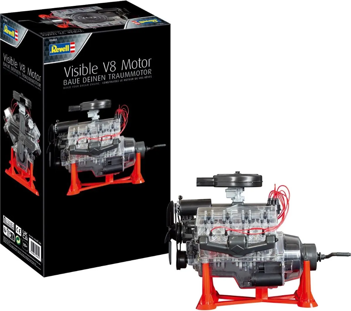 Revell 00460 Visible V-8 Engine Modelbouwpakket - 320 Onderdelen - 1:4 - Multi