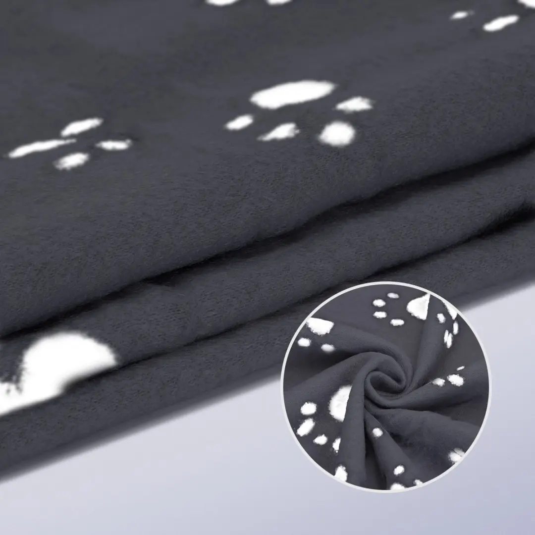 Nobleza Hondendeken Fleece 100x160cm - Zwart