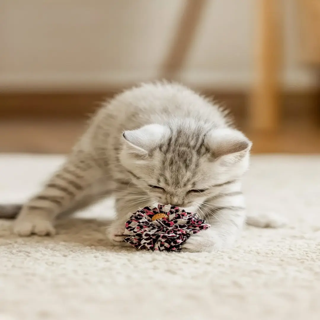 Nobleza Kattenspeelgoed Stoffen Speelballen met Belletje - 3 Stuks