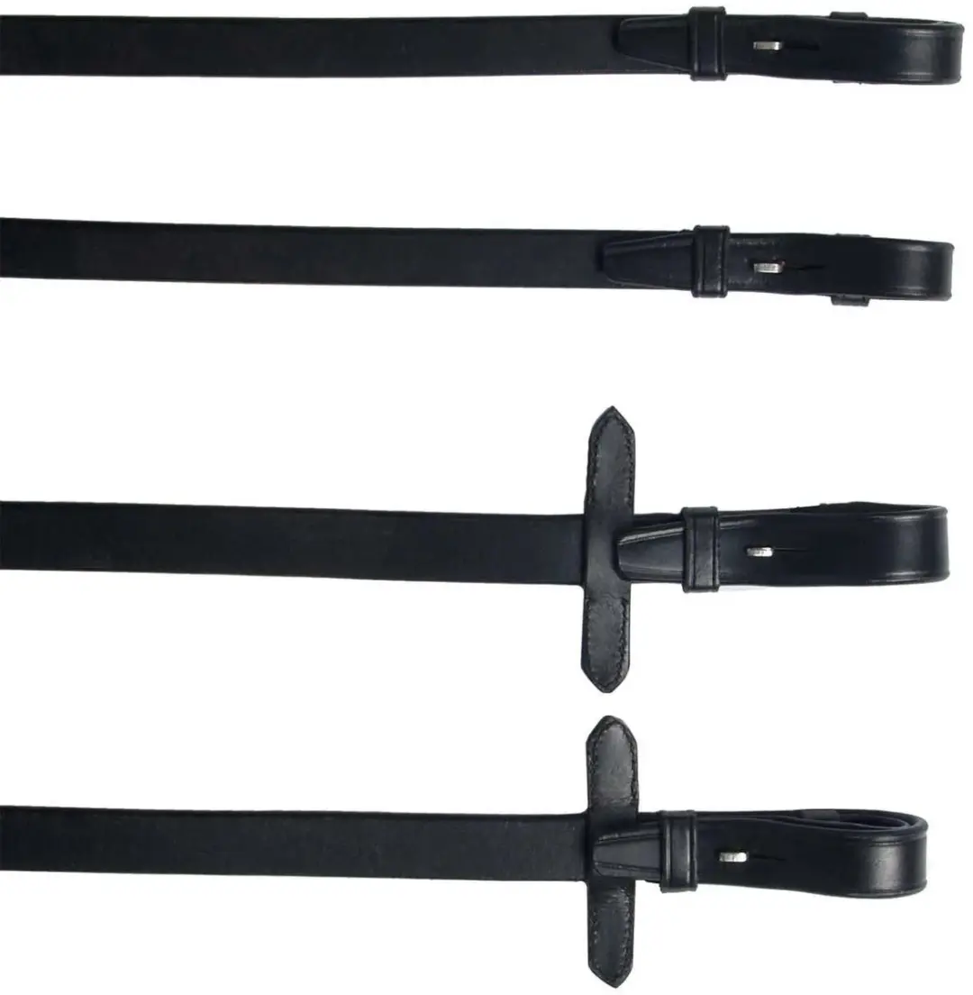 Pagony Teugelset Full - Zwart Leer