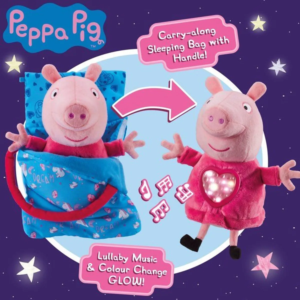 Peppa Pig Knuffelbeer - Multicolor