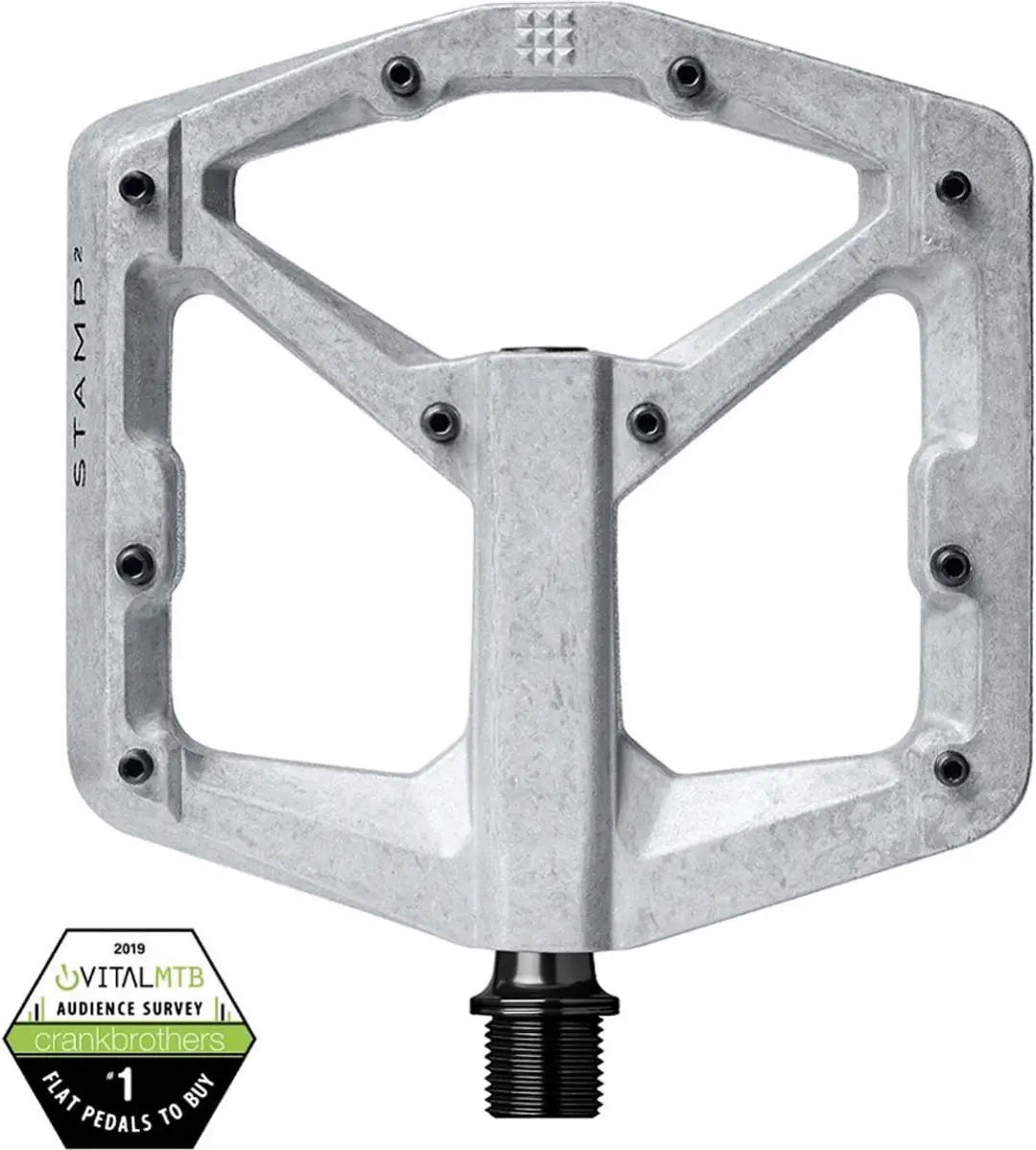 Crankbrothers Stamp 2 Pedalen - Zilver L - afbeelding 3 van 6