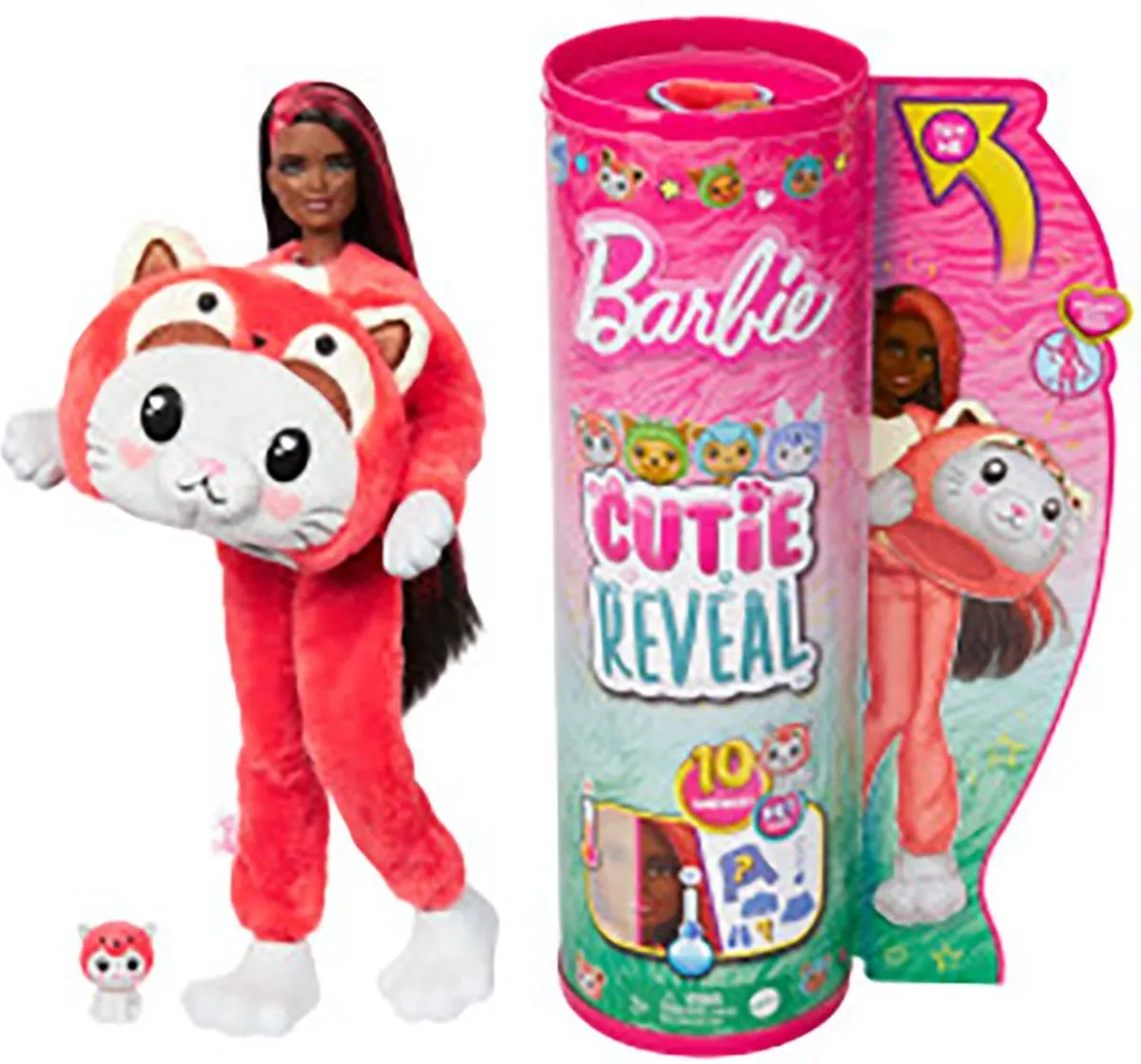 Barbie Cutie Reveal Pop Kitten Rode Panda 30cm