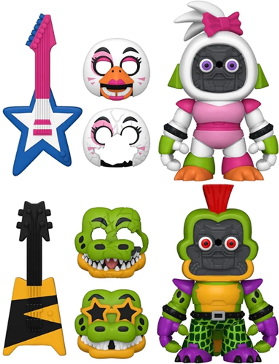 Funko Snaps! FNAF Glamrock Chica & Gator Double Snap Pack