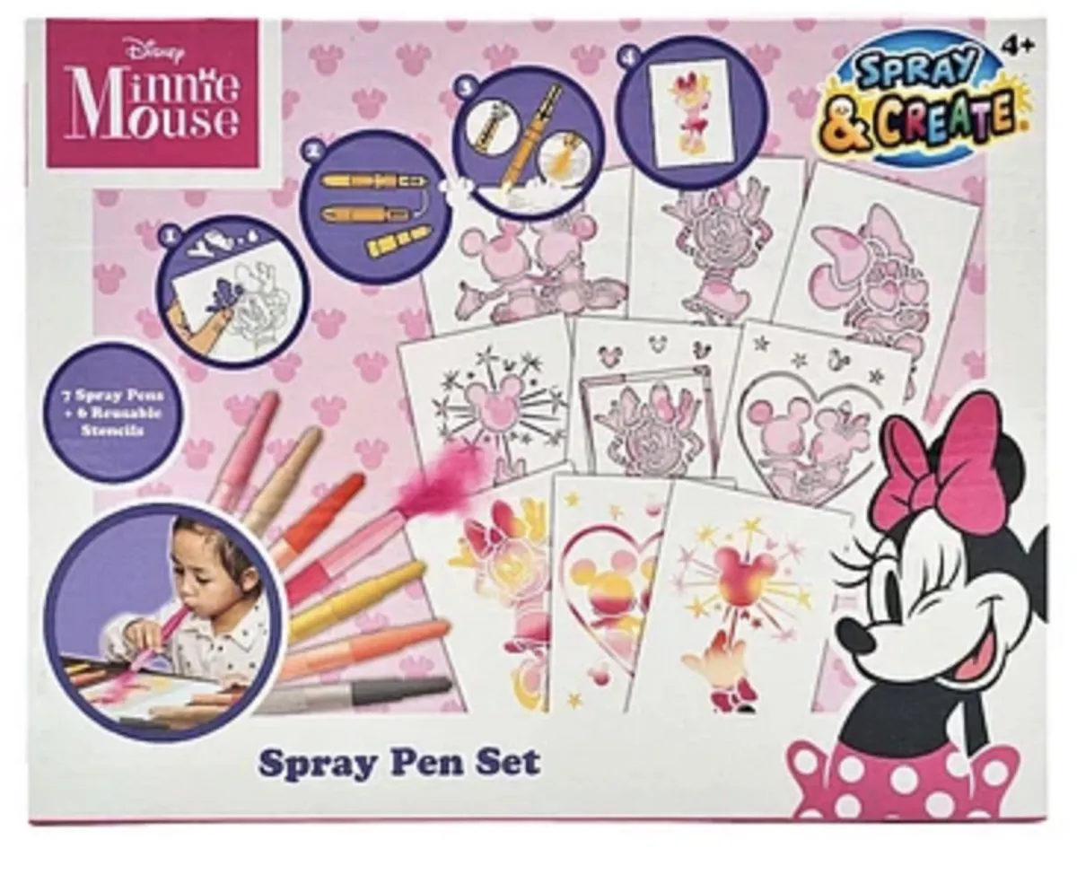 Disney Minnie Mouse Spraypennen Set