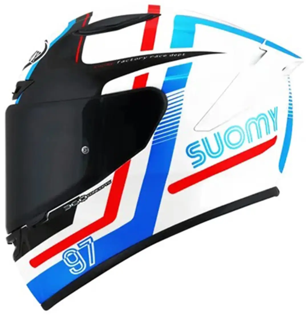 Suomy Track 1 Ninety Seven ECE 22.06 Integraalhelm - XL - Blauw/Wit