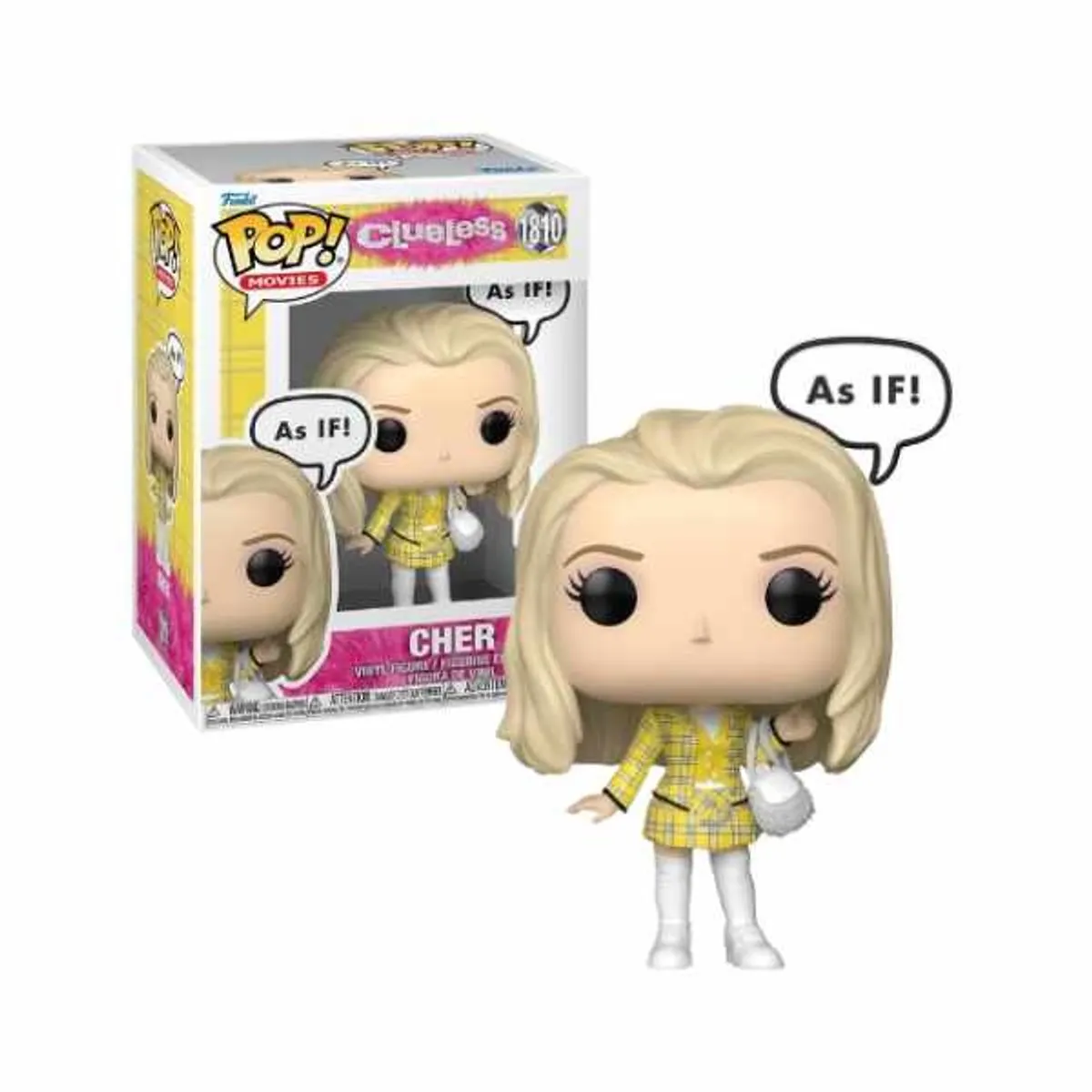 Funko Pop! Movies Clueless Cher AS IF! Speech Bubble #1810