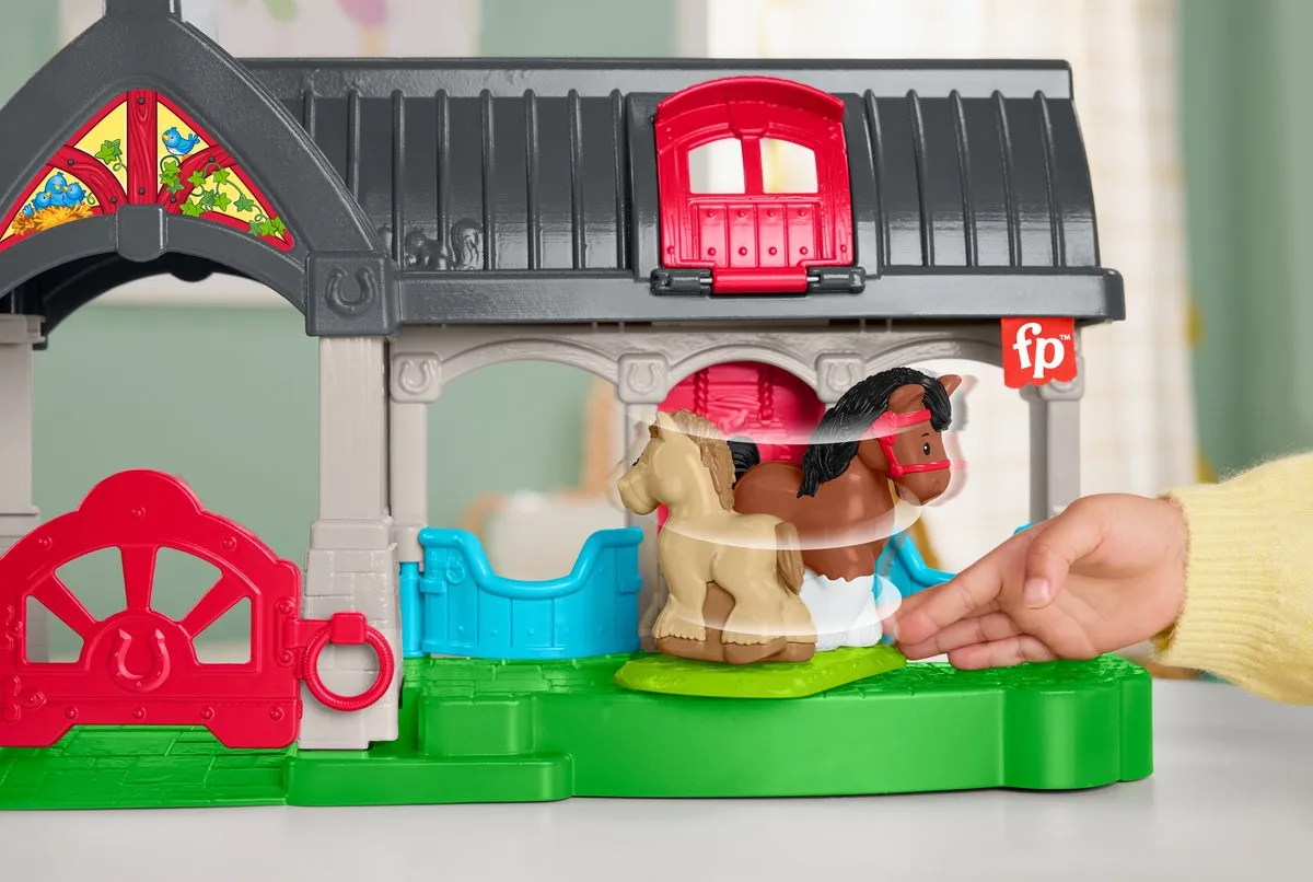 Fisher Price Little People Vriendelijke Paardenstal HWR84 - Speelfiguur - afbeelding 6 van 6