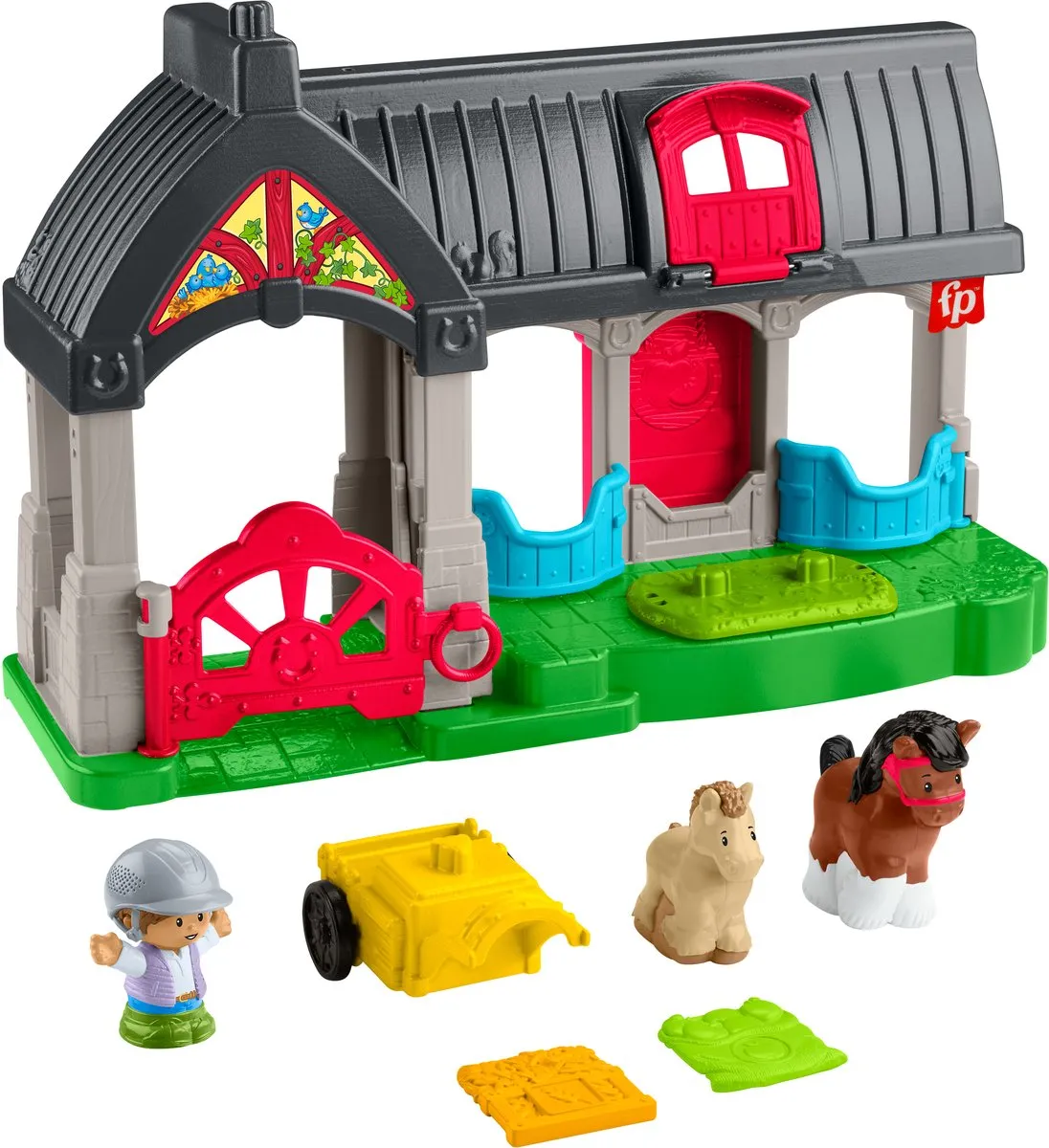 Fisher Price Little People Vriendelijke Paardenstal HWR84 - Speelfiguur