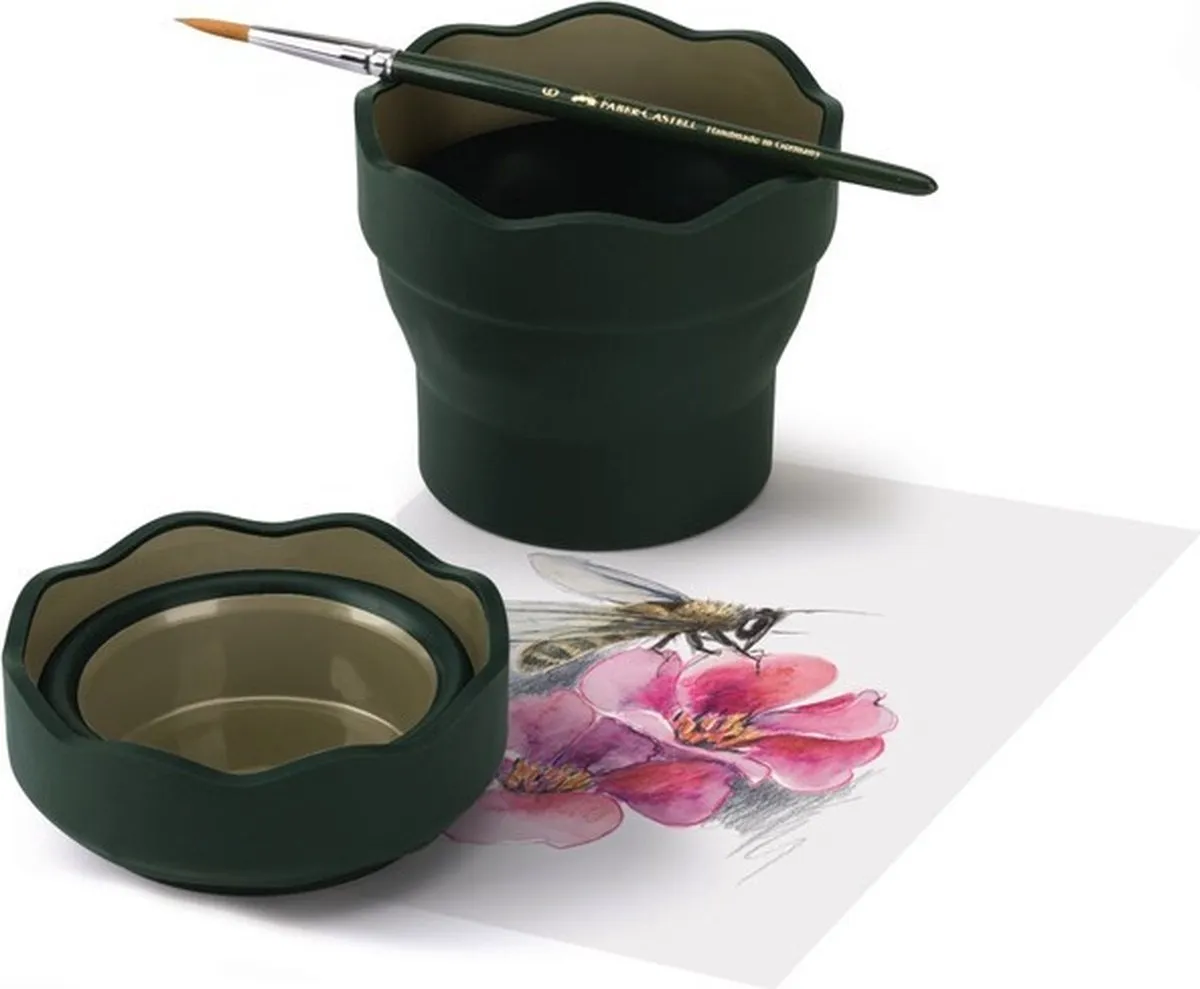 Faber-Castell Clic & Go Watercup 50ml - Donkergroen