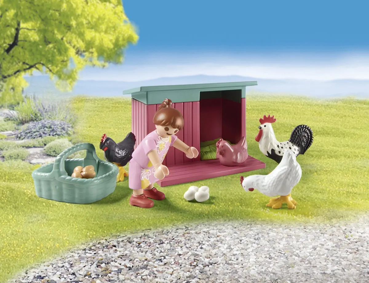 Playmobil My Life Kleine Kippenboerderij 71510 - Multicolor
