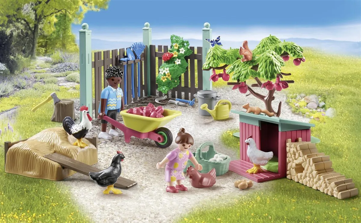 Playmobil My Life Kleine Kippenboerderij 71510 - Multicolor