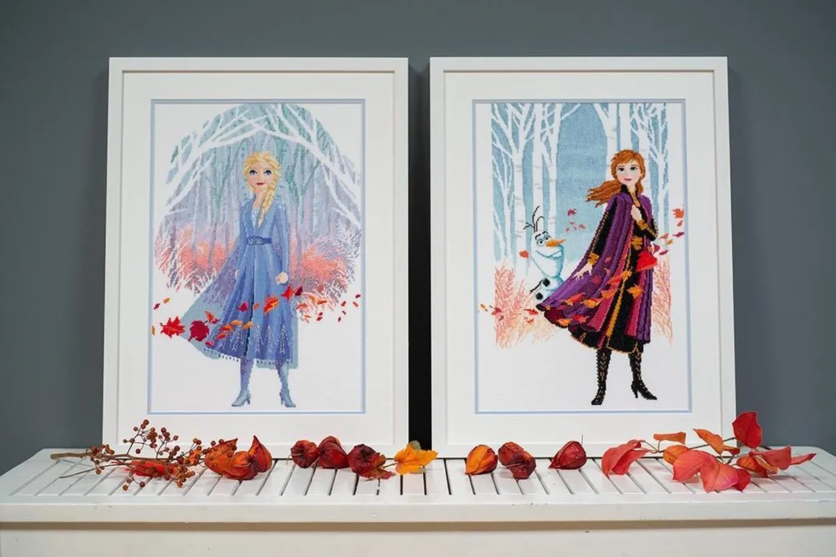 Disney Frozen 2 Anna Borduurpakket PN-0182640 - Wit - afbeelding 6 van 6