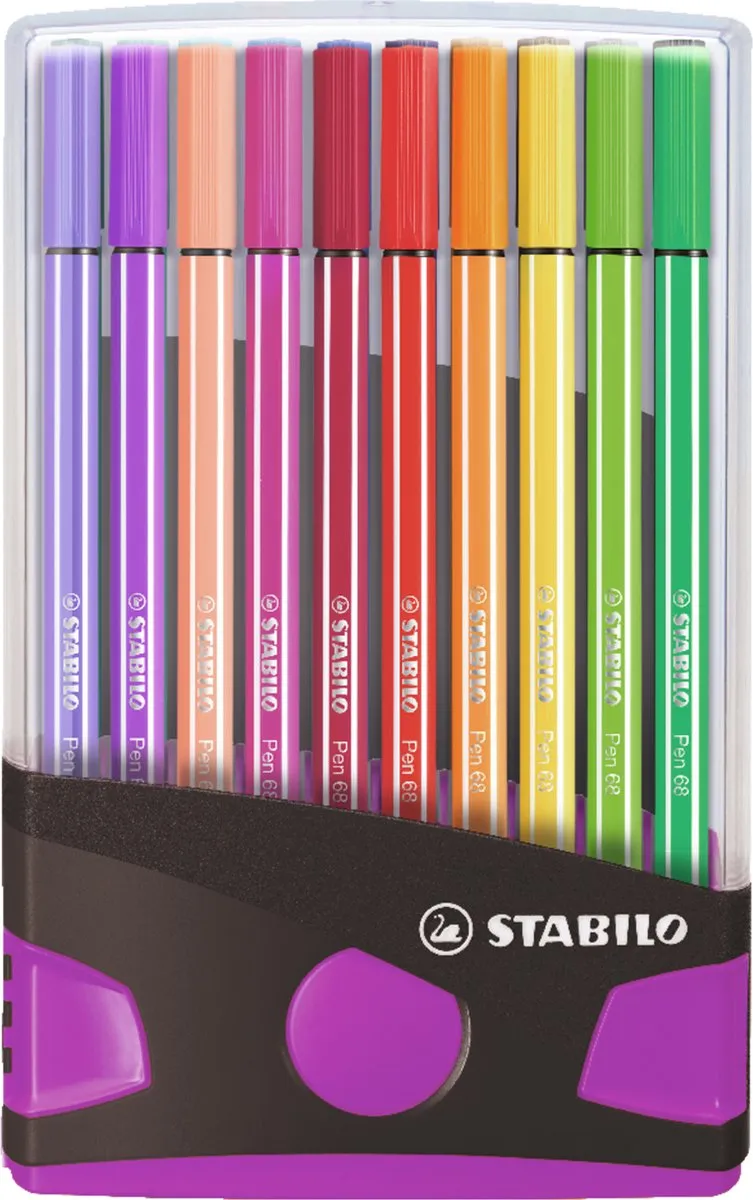STABILO Pen 68 ColorParade Set - 20 Stuks